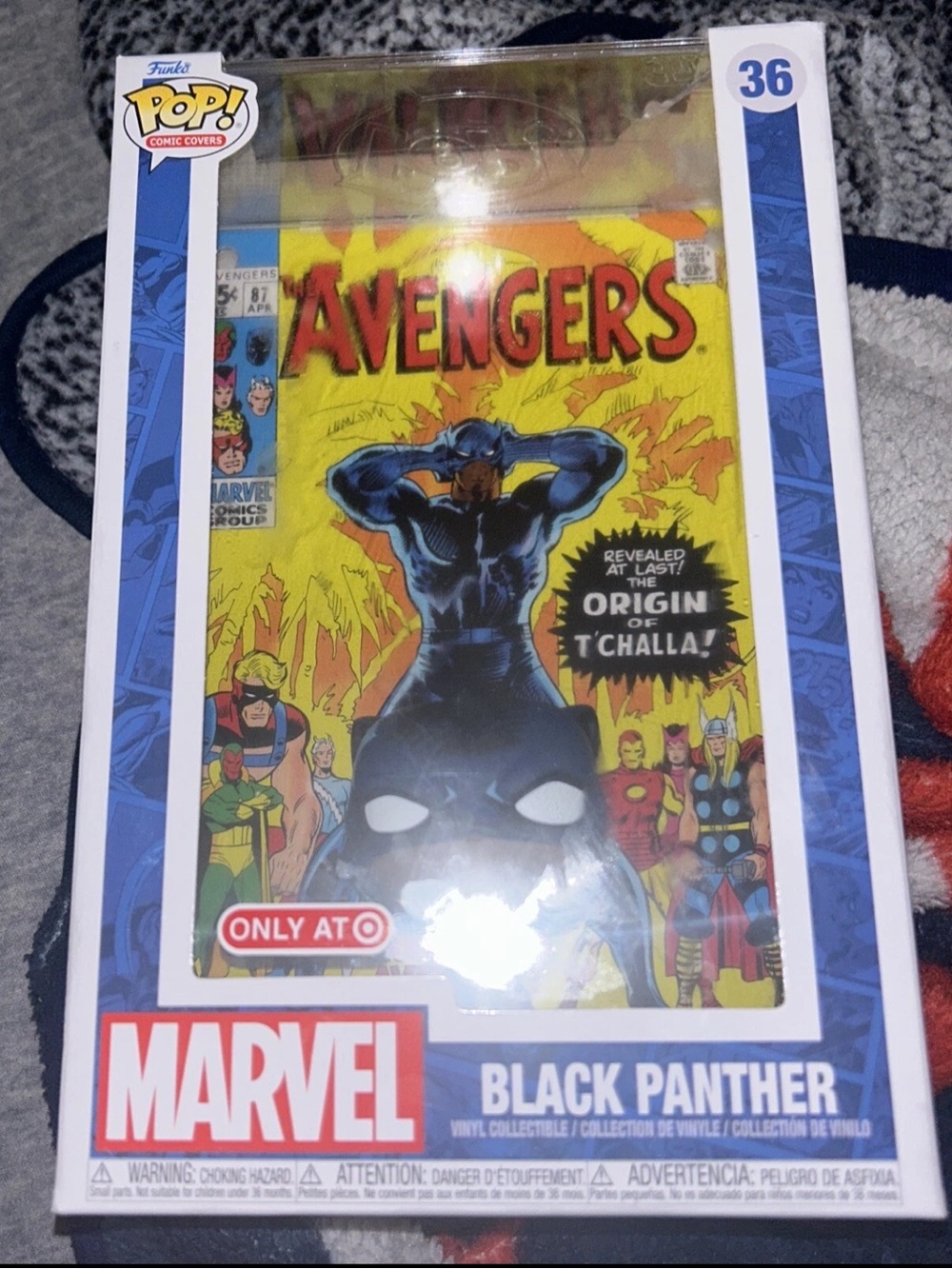 Funko Pop! Comic Covers Marvel Black Panther #36 Vinyl Figure Target Exclusive